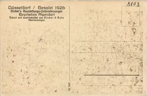 Düsseldorf - Goselei 1926 -633216