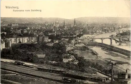 Würzburg, Panorama vom Steinberg -505392