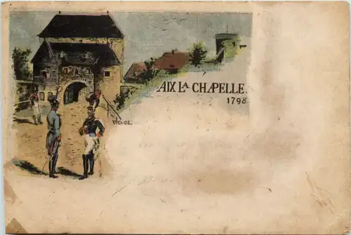 Aachen - Aix la Chapelle 1798 - Litho -631142