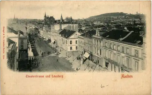 Aachen - Theaterstrasse und Lousberg -631162