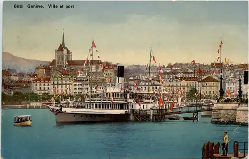 Geneve - Ville et port -633370