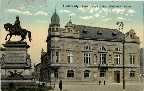 Podebrady - Pomnik krale Jiriho -632416