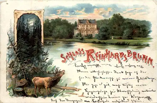 Schloss Reinhardsbrunn bei Friedrichroda - Litho -631342