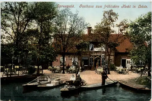 Spreewald, Gasthaus zum fröhlichen Hecht in Lehde -398406
