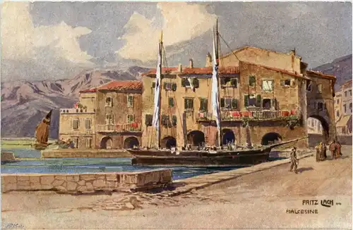 Malcesine - Künstler AK Fritz Lach -632762