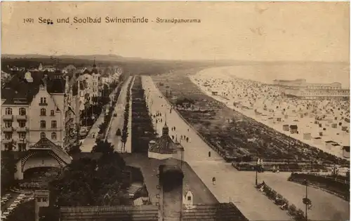 Swinemünde - Strandpanorma -632816