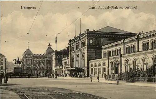 Hannover, Ernst-August-Platz m. Bahnhof -505912