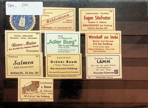 Freiburg Umgebung - Ebringen Kirchhofen Hartheim - Vignetten Lot -S427