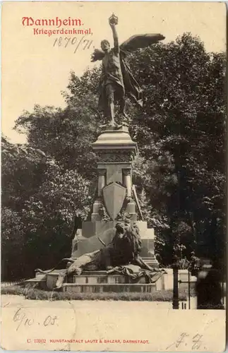 Mannheim - Kriegerdenkmal -632986