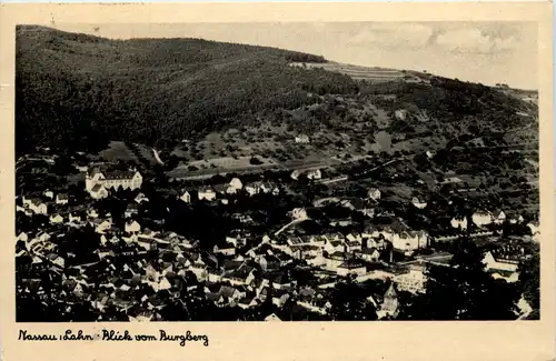 Nassau - Lahn - Blick vom Burgberg -633044