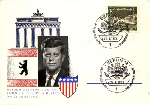 Berlin - Besuch von John F. Kennedy 1963 -634618