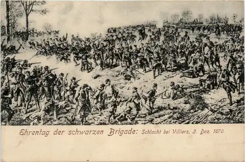Schlacht bei Villiers - Ehrentag der schwarzen Brigade -494546