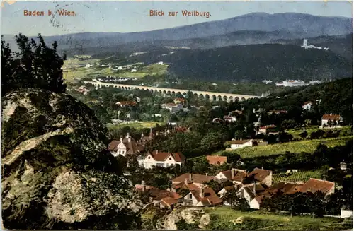Baden bei Wien - Blick zur Weilburg -633294
