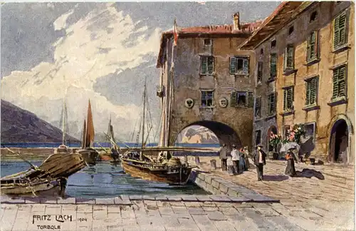 Torbole - Künstler AK Fritz Lach -633238