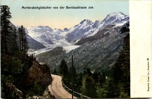 Morteratschgletscher von der Berninastrasse aus -506452