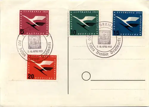 Bremen - 100 Jahre Bremer Briefmarke 1955 -633332