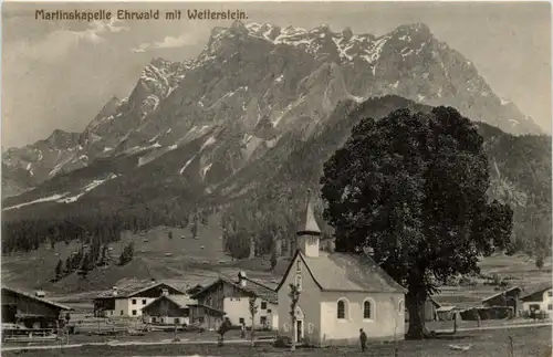 Martinskapelle Ehrwald mit Wetterstein -633438
