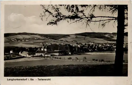 Langburkersdorf bei Neustadt i. Sa., Teilansicht -521240