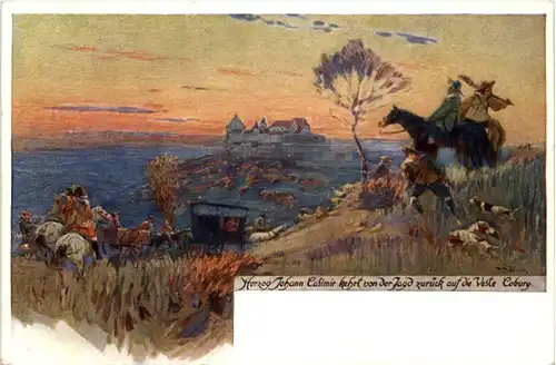 Veste Coburg - Herzog Johann Casimir nach der Jagd -633644