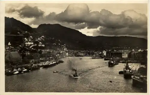 Bergen - Parti fra havnen -632198