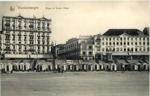 Blankenberghe - Digue et Grand Hotel -633686