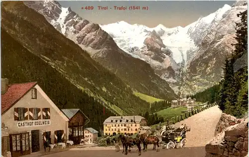 Tirol Trafoi mit Postkutsche -634444