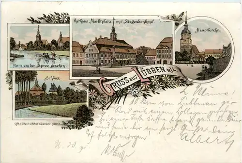 Gruss aus Lübben - Litho -495026