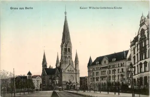 Gruss aus Berlin - Kaiser Wilhelm Gedächtnis Kirche -633734