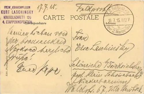 Ostende - Kursaal - Feldpost 2. Marine Inf. Regiment -633390