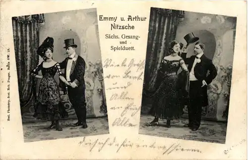 Emmy und Arthur Nitzsche Gesang und Spielduett -633616