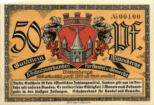 Wittenberge - Notgeld -495106