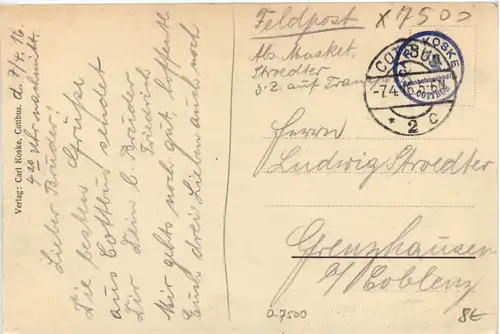 Cottbus - Ein deutscher Gruss - Feldpost -495186