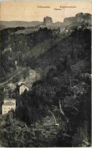 Ostrau, Falkenstein - Schrammsteine -521136
