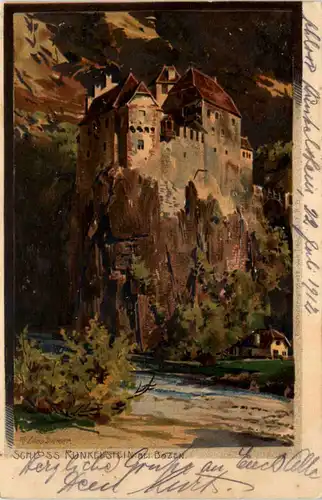 Schloss Runkelstein bei Bozen - Litho -633592