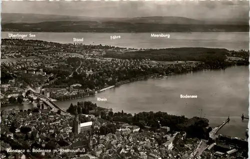 Konstanz, mit Rheinausfluss -521640