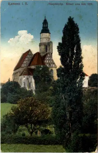 Kamenz i. Sa., Hauptkirche erbaut ums Jahr 1225 -521680