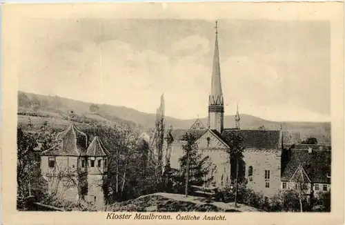 Kloster Maulbronn, Östliche Ansicht -521890