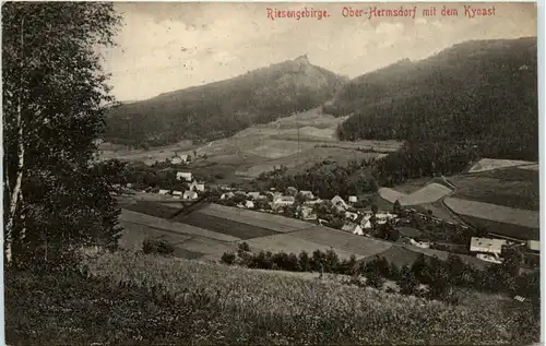 Ober-Hermsdorf mit dem Kynast -495606