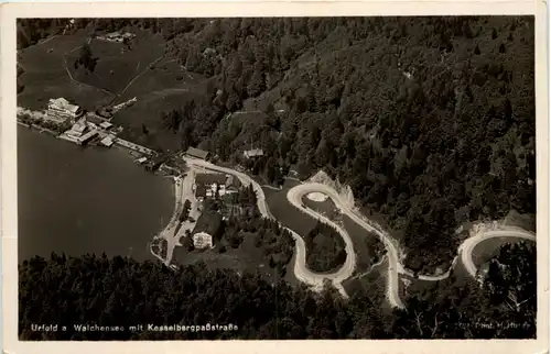 Urfeld am Walchensee mit Kesselbergstrasse -522070