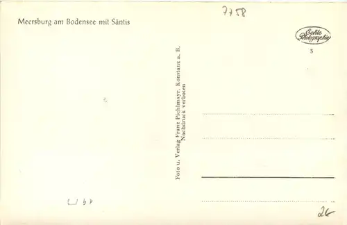 Meersburg, mit Säntis -521476