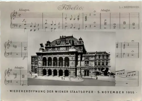 Wien - Wiedereröffnung der Staatsoper 1955 -495686