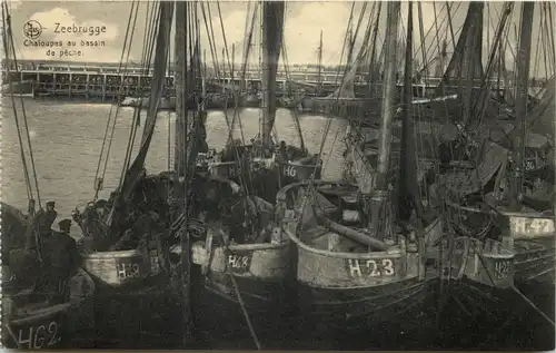 Zeebrugge - Chaloupes au bassin de pecne -632876