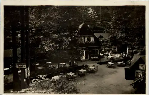 Sächs. Schweiz, Restaurant zur Wald-Idylle - Utterwalder Grund -522270