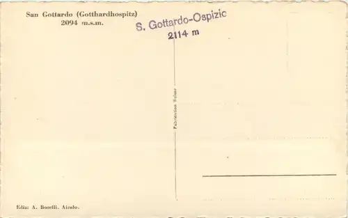 San Gotthardo, Gotthardhospiz -507712