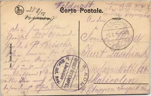 Ostende - Kursaal - Feldpost 1. Marine Inf. Regiment -633388