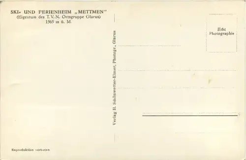 Ski und Ferienheim Mettmen, Glarus -507752