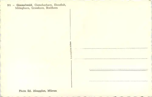 Gimmelwald, Gletscherhorn -507792