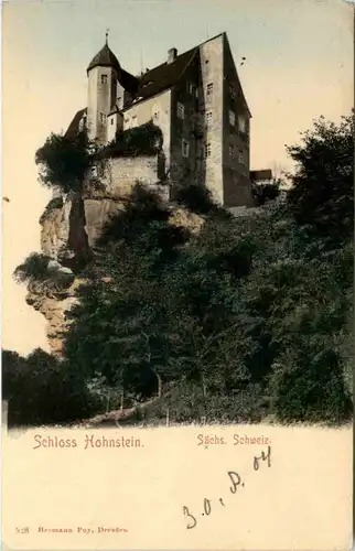 Sächs. Schweiz, Hohnstein, Schloss -521198