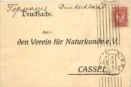 Druchsache Verein für Naturkunde Cassel - Russland -634740