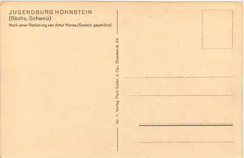 Sächs. Schweiz, Hohnstein, Jugendburg -521192